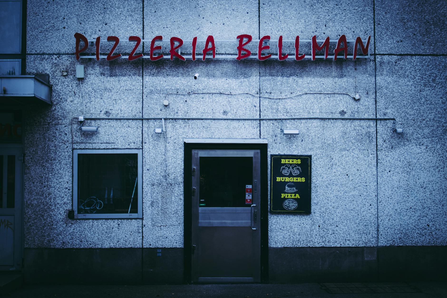 Quirky Stockholm — eccentric street scene with neon
