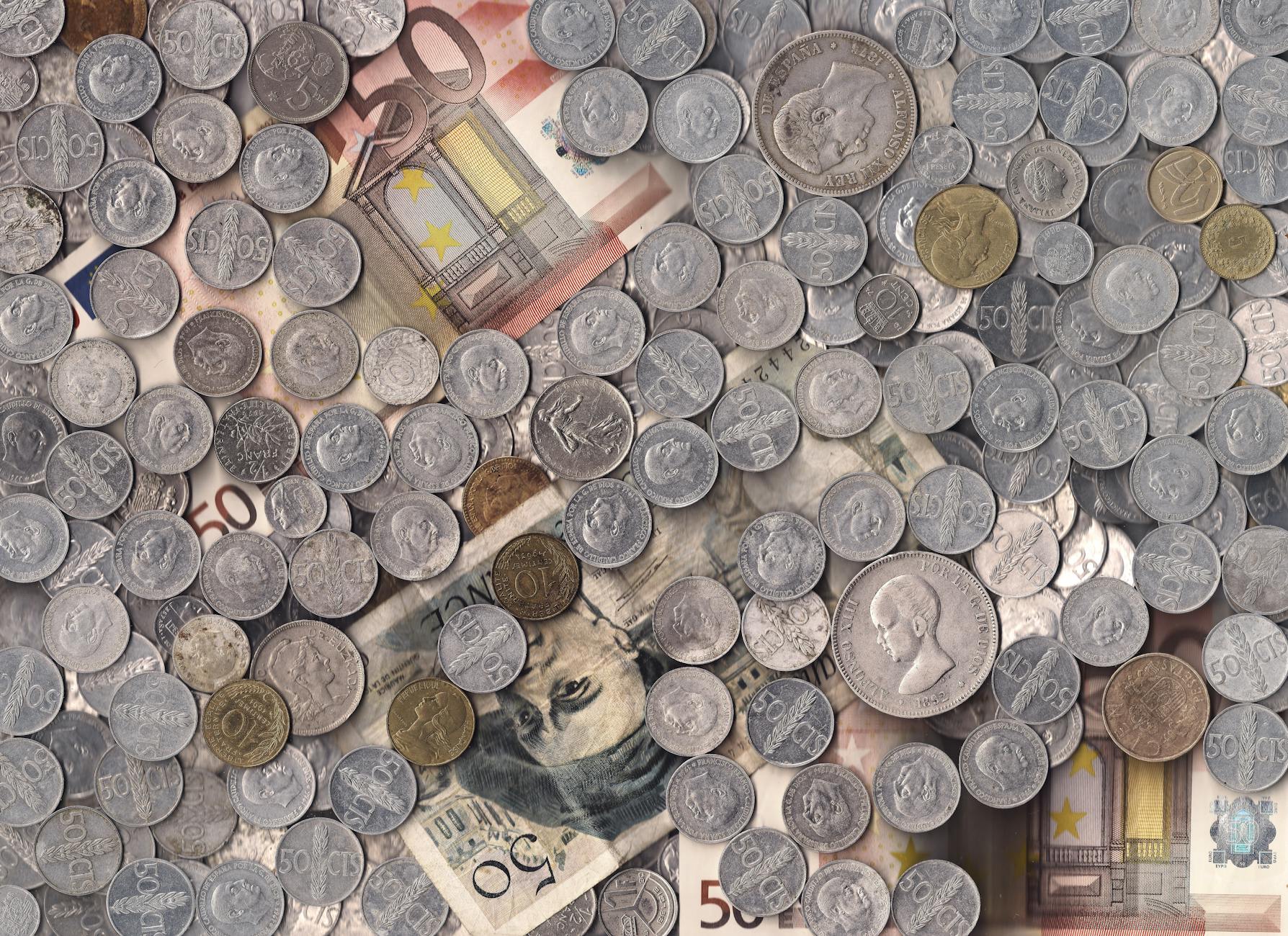 Stockholm currency — Swedish krona banknotes and coins