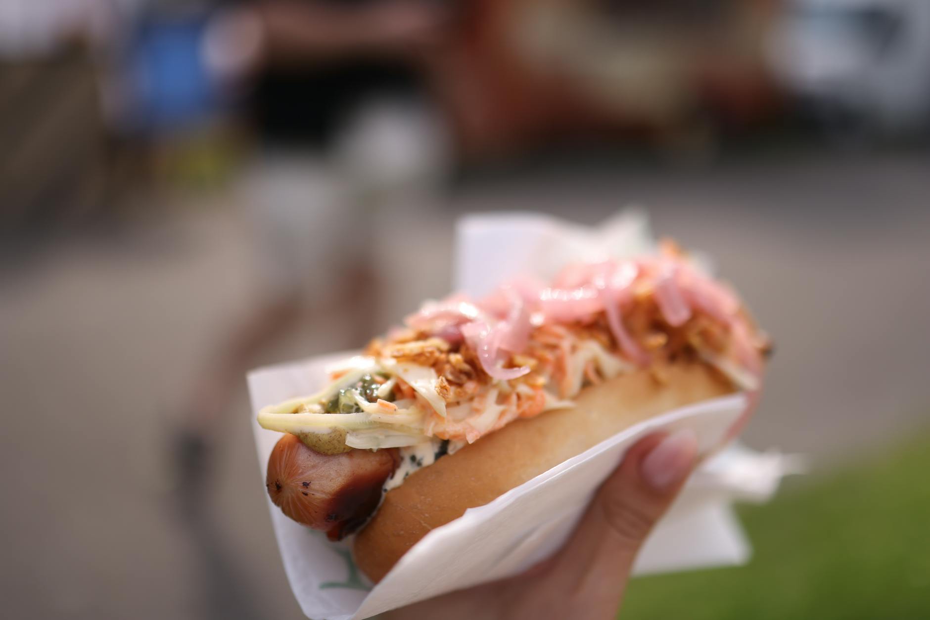 Cheap eats Stockholm — hot dog stand street food