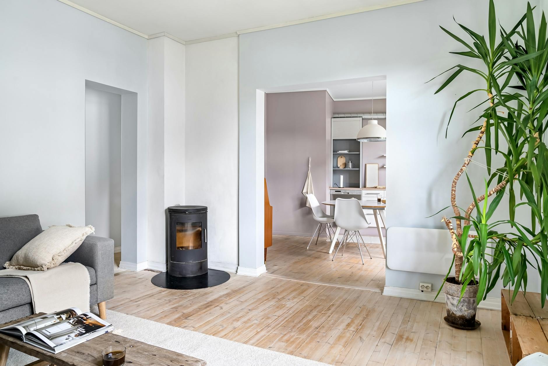 Stockholm apartment rental — modern Scandinavian apartment interior
