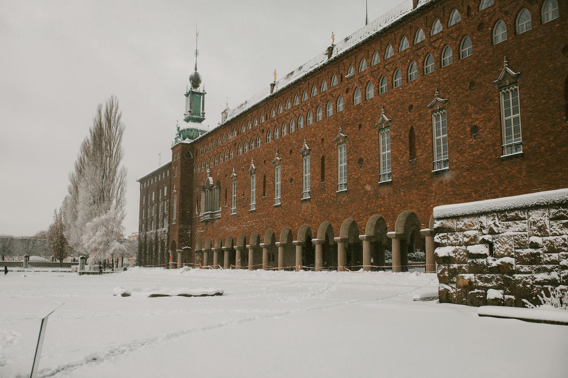 Stockholm winter snow — Stockholm in January
