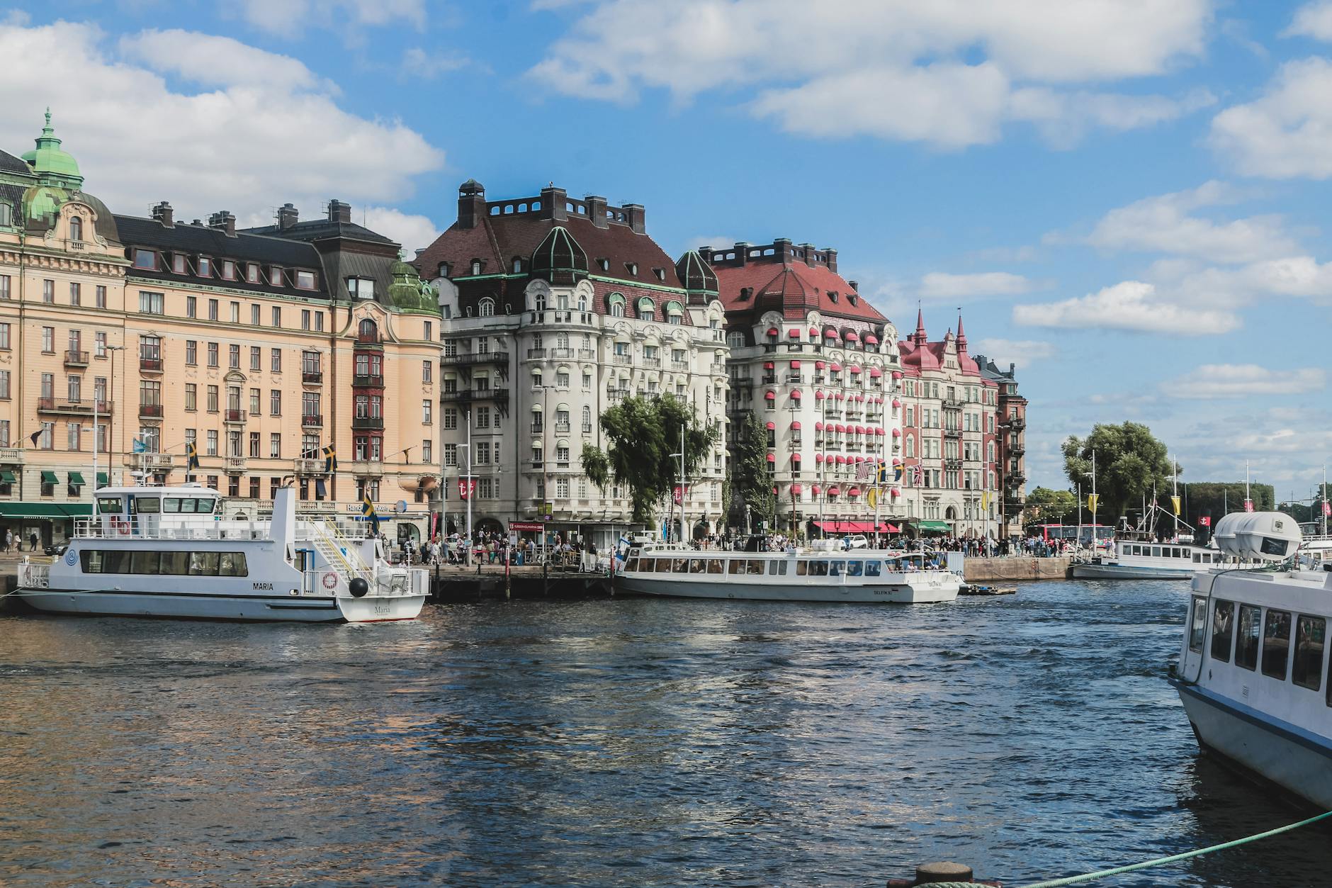 Stockholm summer harbor — Stockholm in July