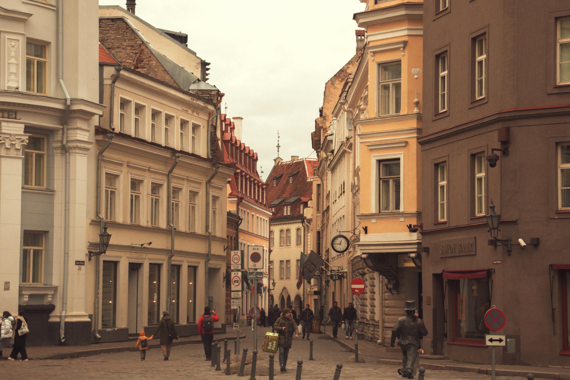Tallinn medieval Old Town — Stockholm to Tallinn ferry